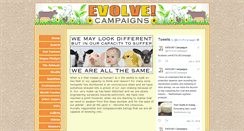Desktop Screenshot of evolvecampaigns.org.uk